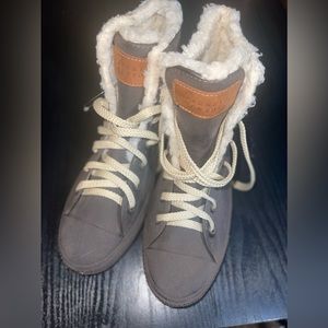 Dark Gray Womens Barney's Sneakers